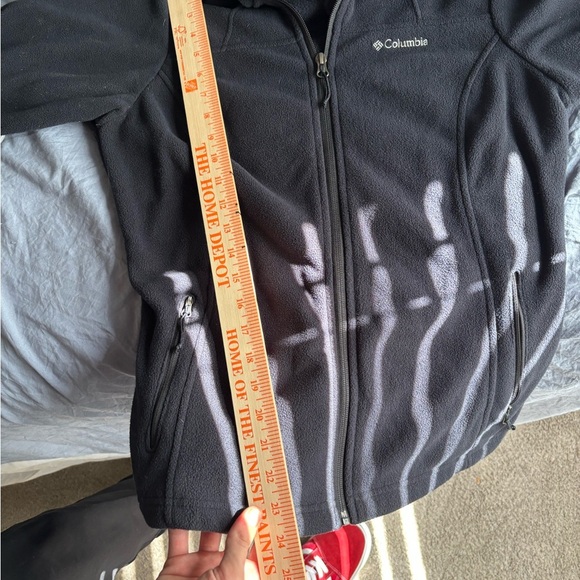 men columbia fleece steens 2.0 jacket xs Black NWOT Double Pockets Zip Comfy War - Picture 11 of 13